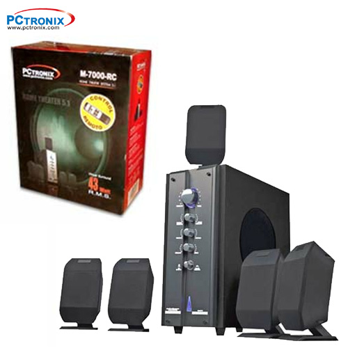**Woofer Parlantes 5.1 M7000RC Control Remoto 40W RMS Caja***