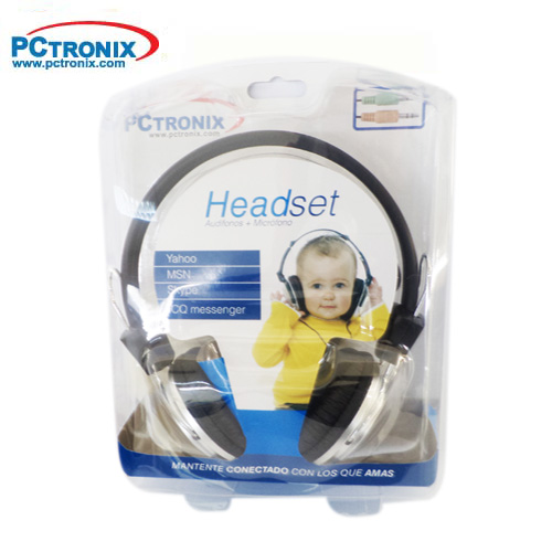 **Audifono con mic PC 2 conectores MIC-901 L908 $3600 Blister*