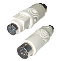 **Adaptador Teclado PS2>DIN: MiniDin6 Hembra/Din5 Macho*