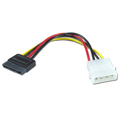 **Cable HDD de Energia Molex a SATA Bulk $400 �7