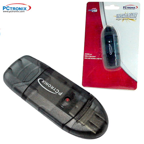 **USB2 Lector Memoria #CR908 1slot SD/Mini SD/MMC/RS-MMC/T-flas