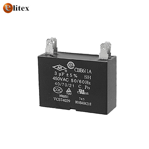 AC Capacitor Partida 3-4 uF $1200 cuadrado para ventilador inte