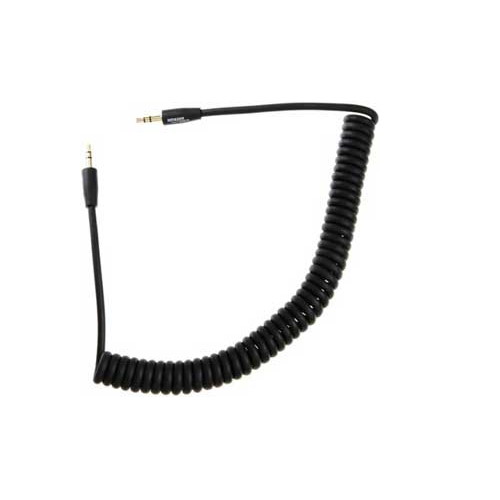 **Cable Audio Plug 3.5mm Espiral M/M 1m $1100 Bolsa*