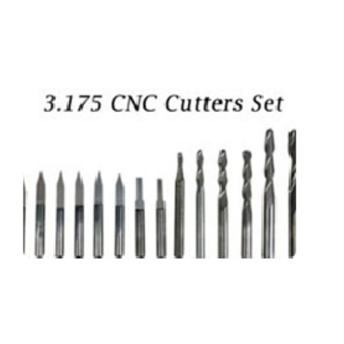 LSR Fresas puntas V brocas CNC router 3mm kit 14 piezas o$8900