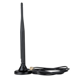Antena WIFI 2.4Ghz Omnidireccional 5db con Base, Interior Conec