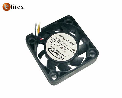 **Ventilador Cooler DC V-4010 4.0*1.0cm Conector 3 pin para Tar