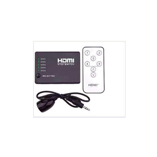 Switch HDMI 1.3b Amplificador 1x5 720p/1080p control Remoto Bli
