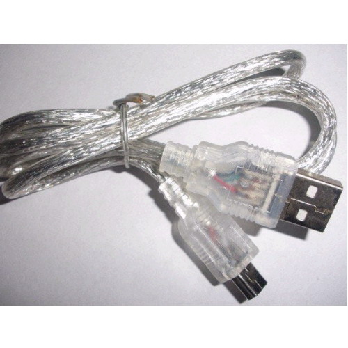 **Cable USB 2.0 A Plug a B Plug 1.5m para impresora Transparent
