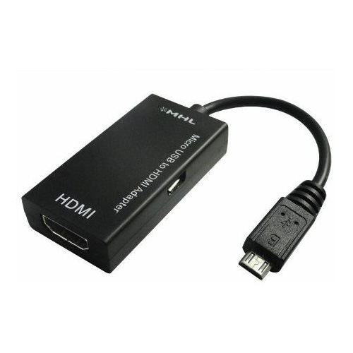 **Cable Adaptador MHL Micro USB a HDMI M/H para Galaxy S2 1080P