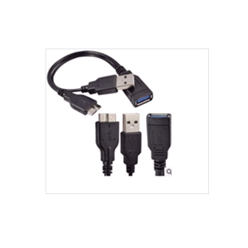 Cable Adaptador Y Micro USB-B 3.0 OTG y USB-A 20cm para Celular