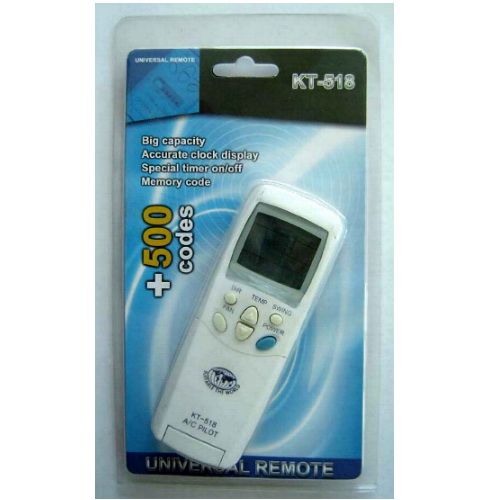 **AC Control Remoto Universal #KT-518/508 p/ 508 modelos*