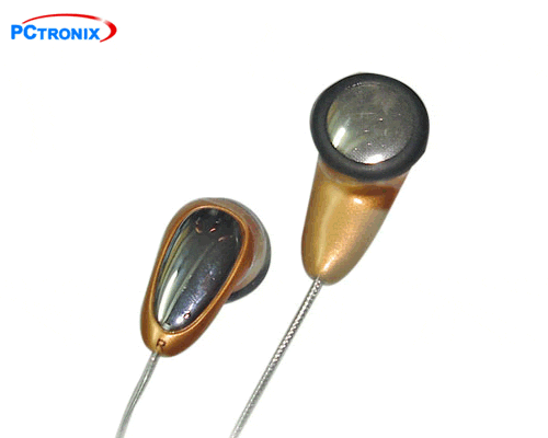 **Audifono In ear 3.5mm/2.5mm #EP788 Oro 'PCT'*