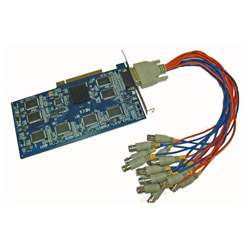 CCTV Tarjeta PCI Video Capturadora 8 puertos + 8 audio 240 fps - Haga un click en la imagen para cerrar