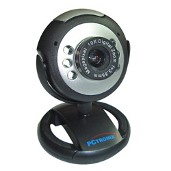 **Webcam #WC-19-211 USB 350K 6LED Plastico Microfono*