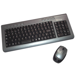 **Teclado + Mouse Optico 5B Inalambricos 2.4GHz USB 'Koraudio'