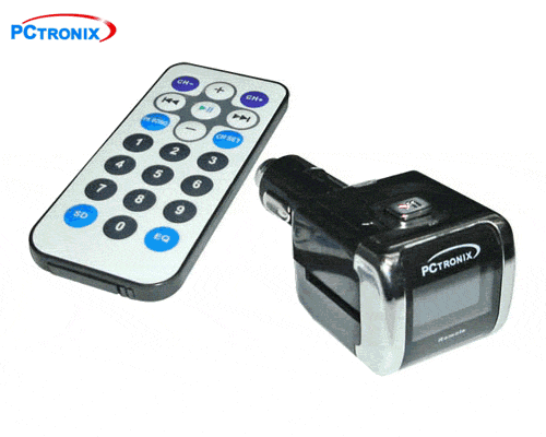 **Transmisor audio fm p/ auto #LD100-Q 206 Canal con Control Re