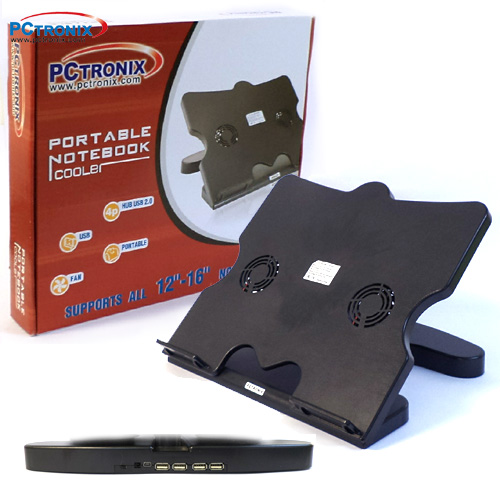 **Ventilador NB #CP12 Ajustable HUB USB 2.0 Caja%*