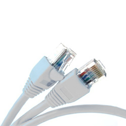 **LA 5e Cable Chicote Red 07m 100% Cobre Blanco o Azul Bolsa*