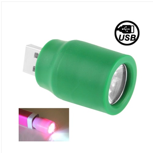 USB Linterna 1 LEd 1w (muy brillante, convierte power bank a li