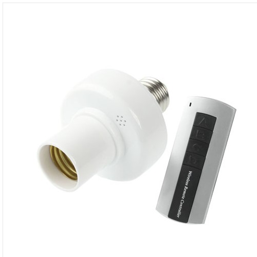 **CR Soquete E27 con Control Remoto Enciende Y Apaga Luces Sin