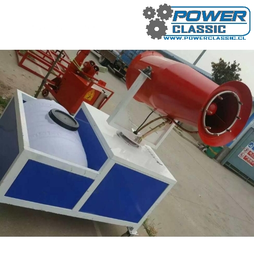 V Turbo canon nebulizador gran larga alcance industrial #3+3KW