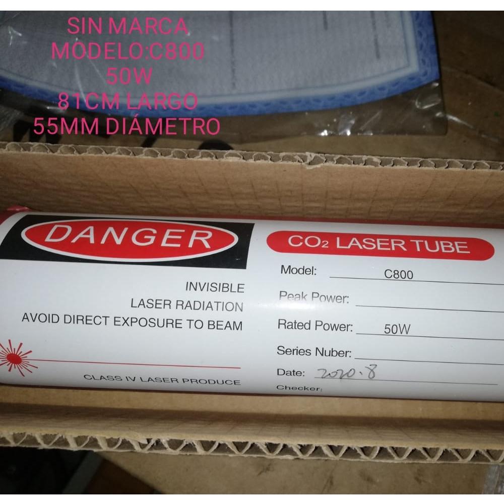 LSR Tubo laser CO2 50W 50 Watts C800 81cmx55mm r244 generico CN