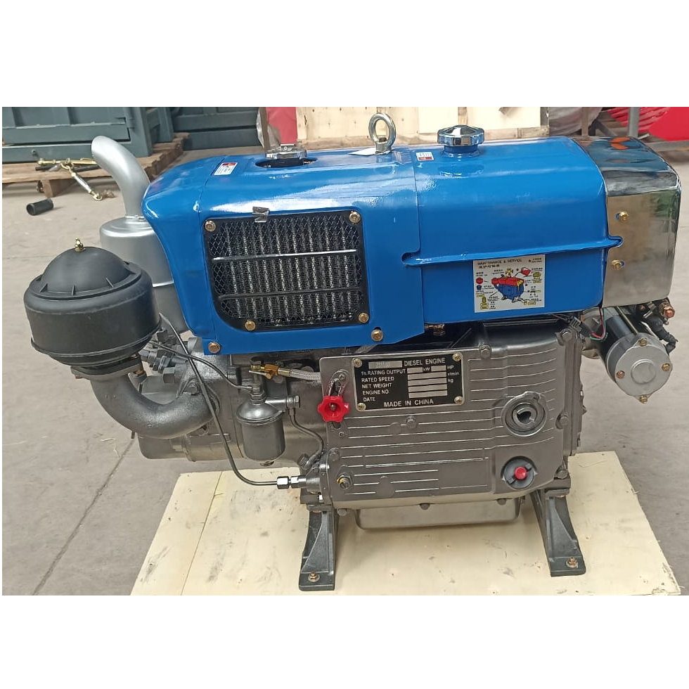 Motor estacionario diesel enfriado por agua 15hp ZS1100 partida