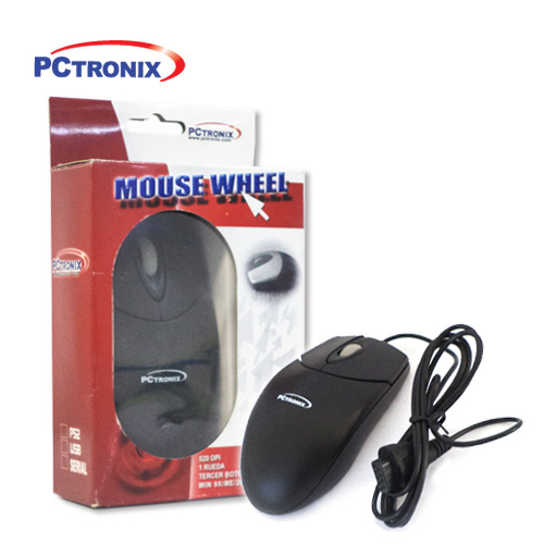**Mouse Rueda Serial RS232 M-820AT Caja*