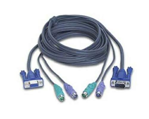 **Cable KVM VGA+PS2x2 1.5m m/m@