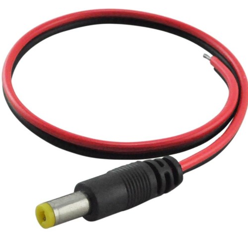 CCTV/LED CABLE connector 5.5*2.5 Macho 30cm