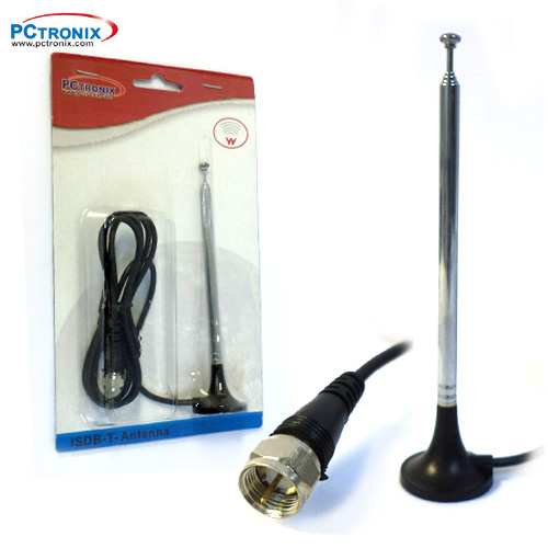 **Antena ISDB Retractil (conector coaxial) 1Blister*