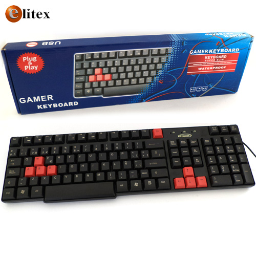 **Teclado Multimedia KB-8001 usb Caja*