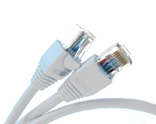 **LA 5e Cable de Red RJ45 2m Blanco Bolsa $700 (24AWG 4 pares T