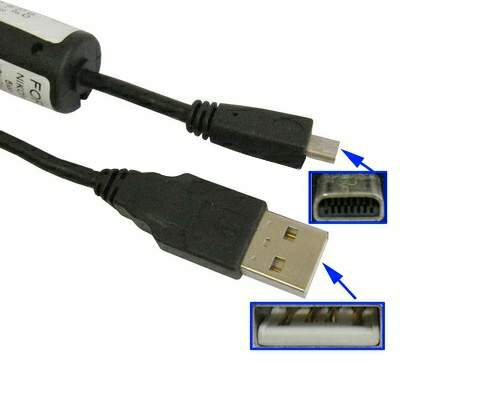 **Cable USB Camara Nikon UC-e6 Coolpix 2100/2200 Samsung S760 B