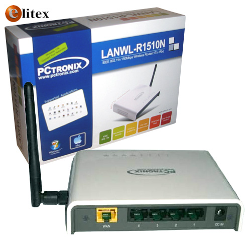 **WIFI 11n 150 Router+Switch 4P #R1510N Caja*