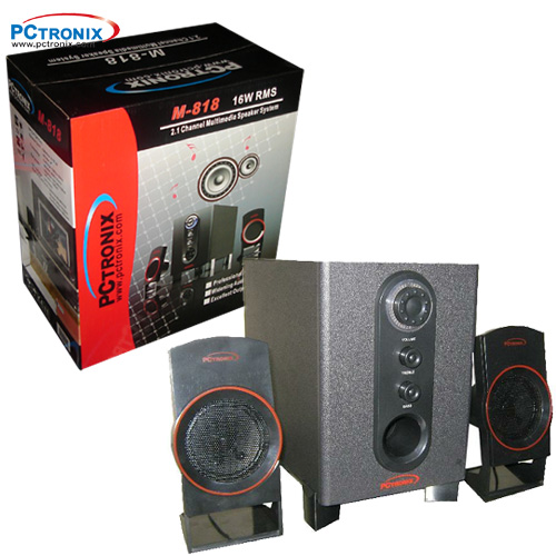 **Woofer 2.1 #M-818 16WRMS Caja