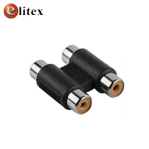 **Adaptador Audio 2RCA H/H Bulk*