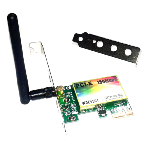 WIFI 150 Tarjeta pci-E red 1T1R, 1 Antenas Desmontables,Athero