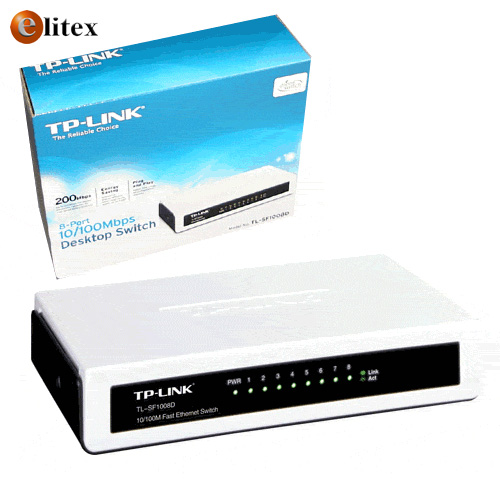 **LAN Switch Mini #TL-SF1008D 10/100 8Puertos Caja*