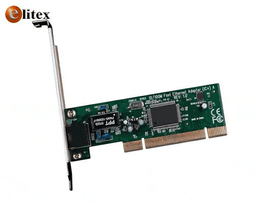 **Tarjeta PCI LAN 10/100 #TF-3200 Chip Plus IP100A*
