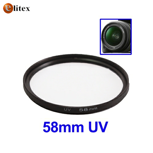 **Filtro UV 58mm para Camara Lente Cambiable Caja*