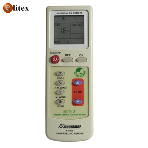 **AC Control Remoto Universal #K-100E Multifuncion 100 modelos**