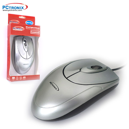 **Mouse Optico MOM-803 USB Caja Transp*