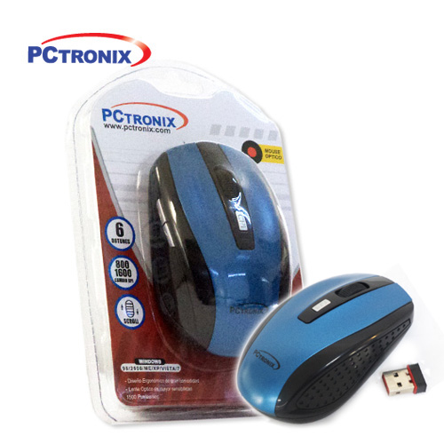 **Mouse Inalambrico 2.4G MO-2355WL 5 Bot dpi switch Nano Receiv