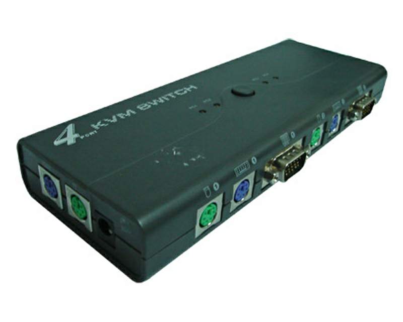**Switch KVM PS2 1X4 # inc. cable (4 PC compartir 1 monitor)@ - Haga un click en la imagen para cerrar
