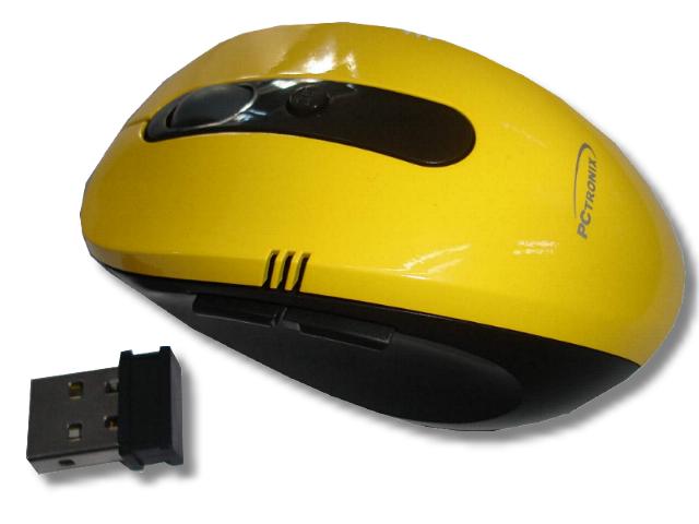 **Mouse Optico Inalambrico 2.4G #RFOP721 5 Boton Nano Receiver