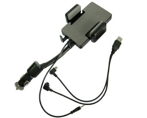 **Transmisor audio Porta Celular LCD USB (Conectores: Mini USB