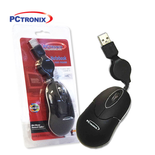 **Mouse Retractil MOM-105R USB Blister