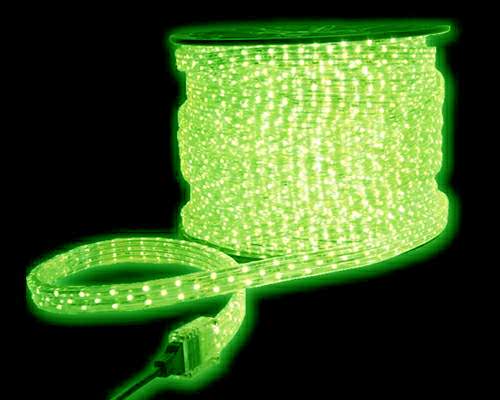 LED Manguera 2 vias 36 LED Verde 230V 1.44W 13mm (valor 1m) Bu - Haga un click en la imagen para cerrar