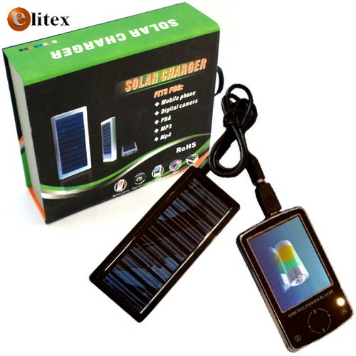**Cargador Solar para Celular 0.4W 5.5V y Power bank 1350mha co